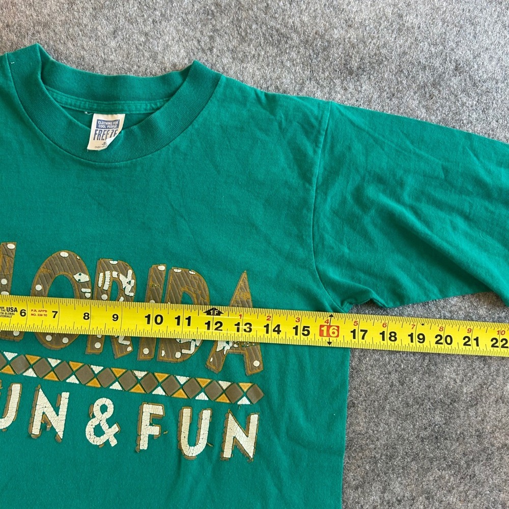 Vintage Florida Sun & Fun Clothing for Cool People Long Sleeve Shirt Adult Small - Picture 7 of 7